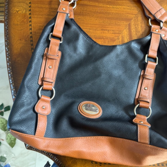 ROSETTI Two-Toned Black and Brown OTS Large Bag Like New! - Picture 5 of 10